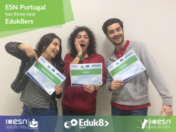 New Eduk8ers from ESN Portugal